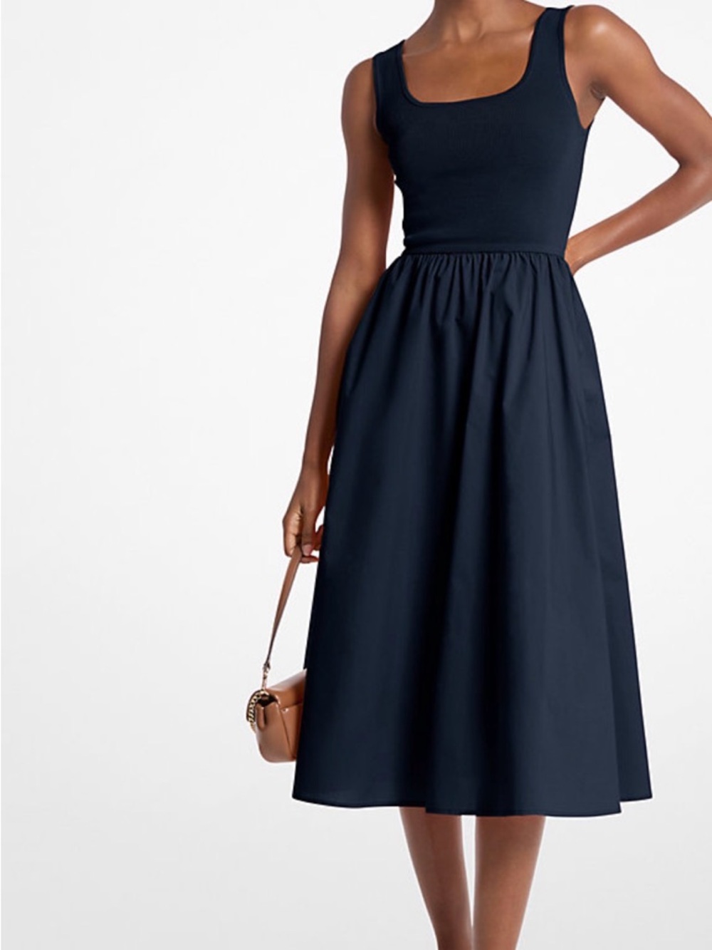 MICHAEL KORS  Viscose Blend Midi Dress